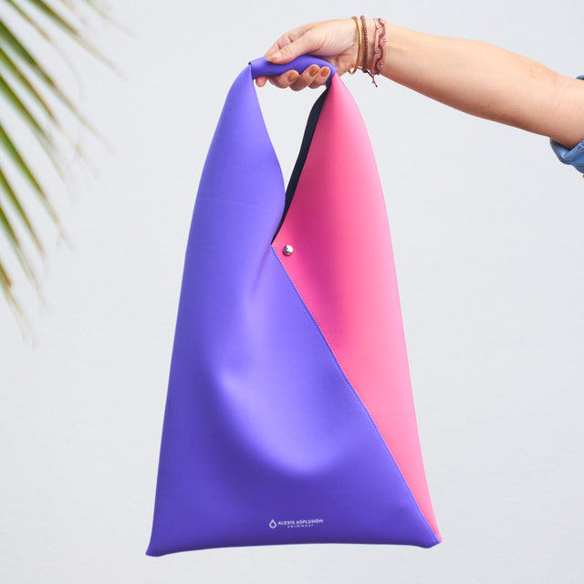 Bright Purple and Calypso Coral Bag