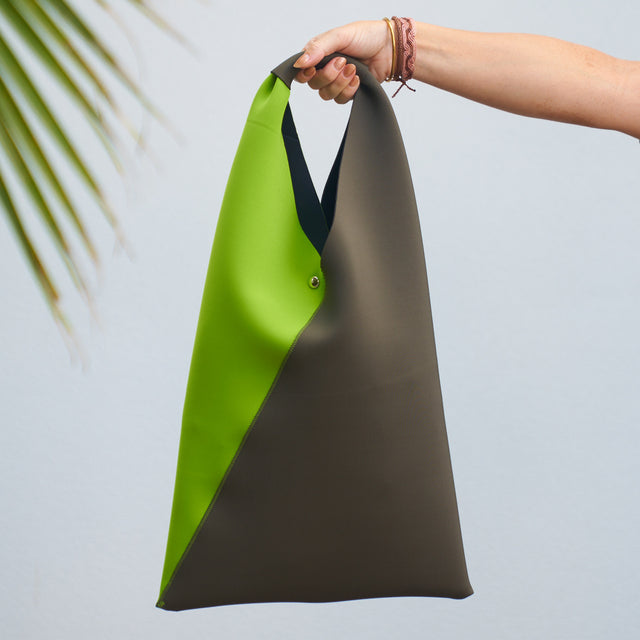Dark Olive and Greenery Bag